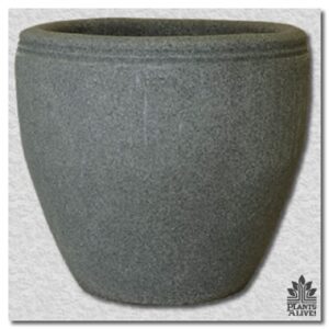 Poly-Granite Egg Pot Container for event rental: Containers & planters