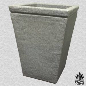 Tall, Square Poly – Granite Container for event rental: Containers & planters