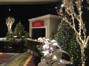 Lighted Arborvitaes & Ficus Trees for event rental: Arborvitaes, hollies & topiaries