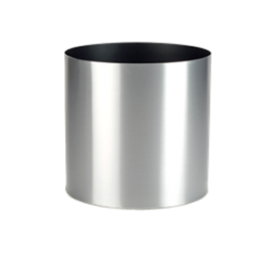 Cylinder – Brushed Aluminum | Plants Alive! Cylinder – Brushed Aluminum: Containers & planters for offices