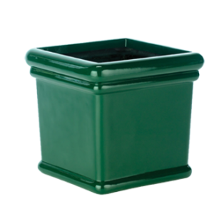 Italian Square – Gloss Hunter Green | Plants Alive! Italian Square – Gloss Hunter Green: Containers & planters for offices