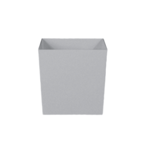 Rise Cube Gray | Plants Alive! Rise Cube Gray: Containers & planters for offices