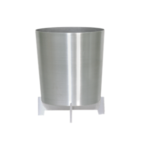 Tikal Cross – Brushed Aluminum | Plants Alive! Tikal Cross – Brushed Aluminum: Containers & planters for offices